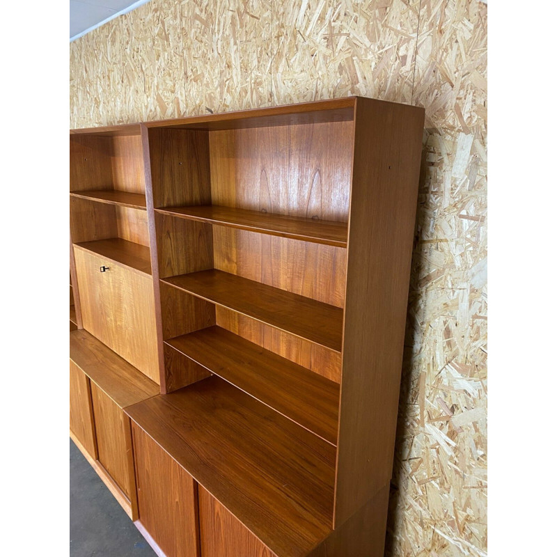 Vintage Danish wood wall unit by Svend Aage Rasmussen, 1960-1970s