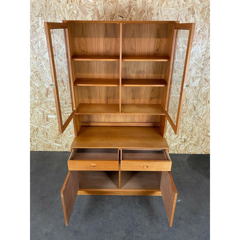 Vintage wooden bookcase by Erik Brouer for Brouer Møbelfabrik, Denmark 1970