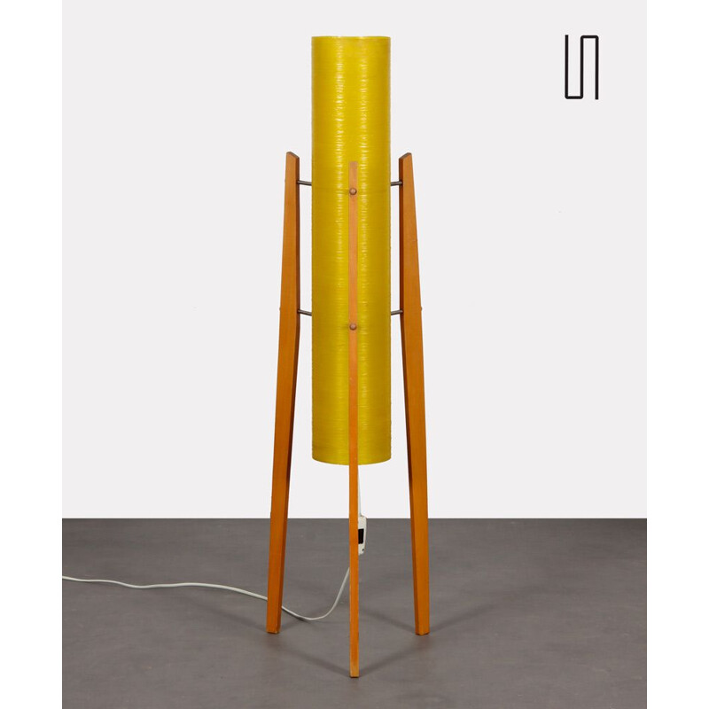 Vintage fiberglass floor lamp by Novoplast, Czech Republic 1970s