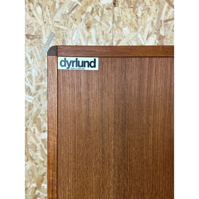 Secrétaire vintage Dyrlund en teck, Danemark 1970