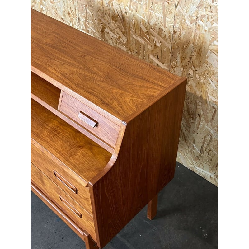 Vintage teak Danish secretary by Arne Wahl Iversen, 1960-1970s