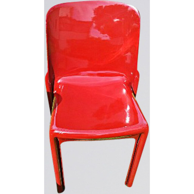 Set of 4 "Selene" chairs, Vico MAGISTRETTI - 1970s