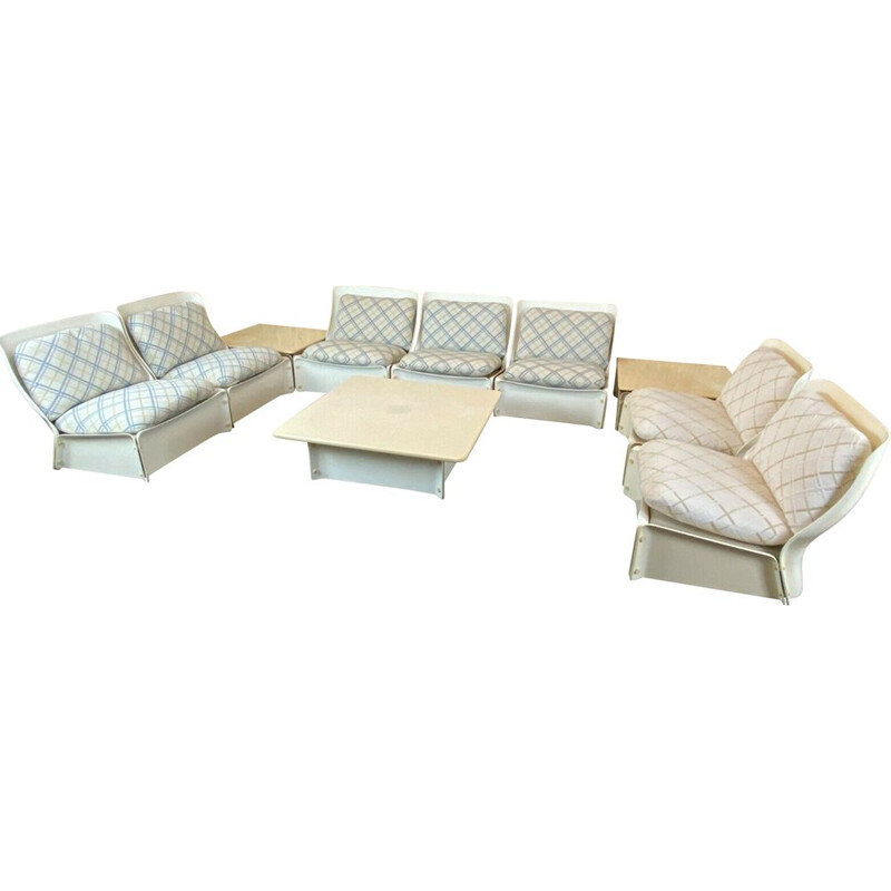 Vintage fiberglass living room set, 1960-1970s