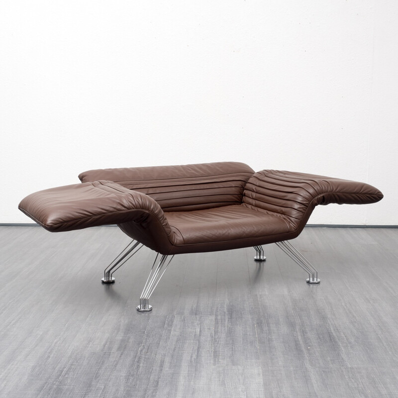 De Sede modular leather couch "DS-142", Winfried TOTZEK - 1980s