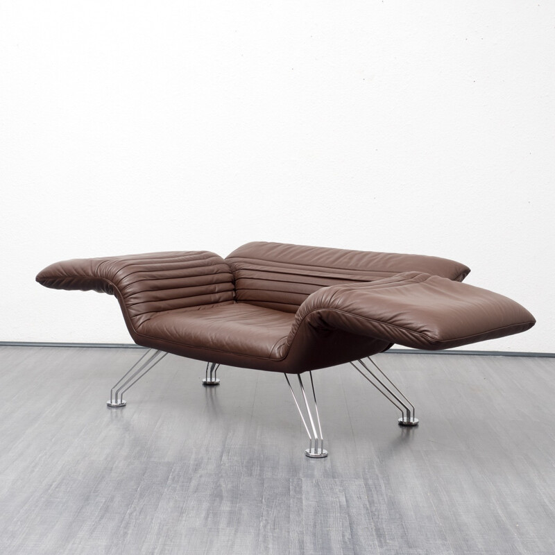 De Sede modular leather couch "DS-142", Winfried TOTZEK - 1980s