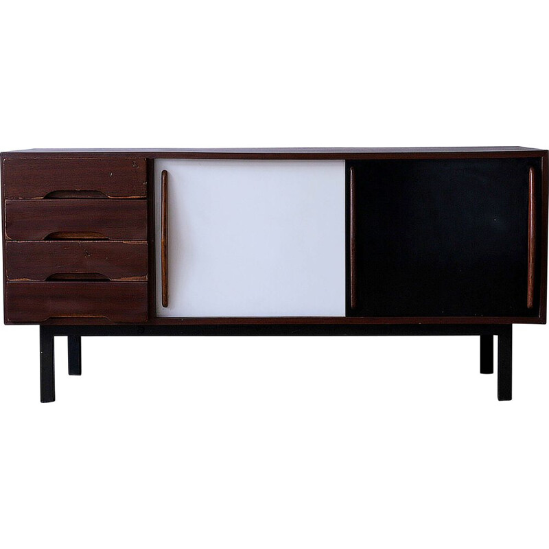 Vintage Cansado sideboard by Charlotte Perriand for Steph Simon, 1960