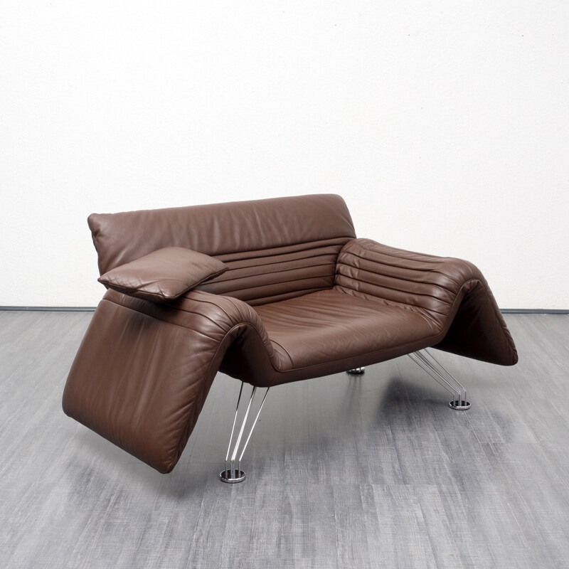 De Sede modular leather couch "DS-142", Winfried TOTZEK - 1980s