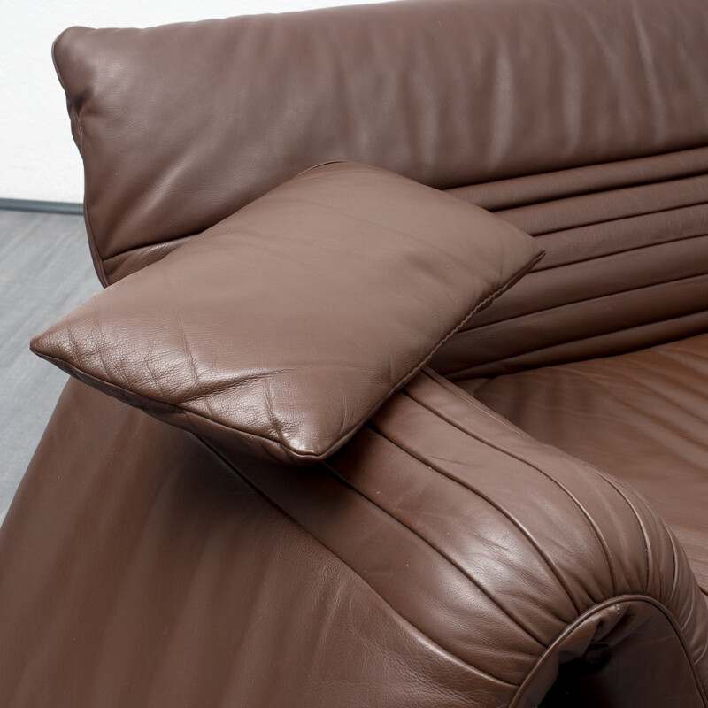 De Sede modular leather couch "DS-142", Winfried TOTZEK - 1980s