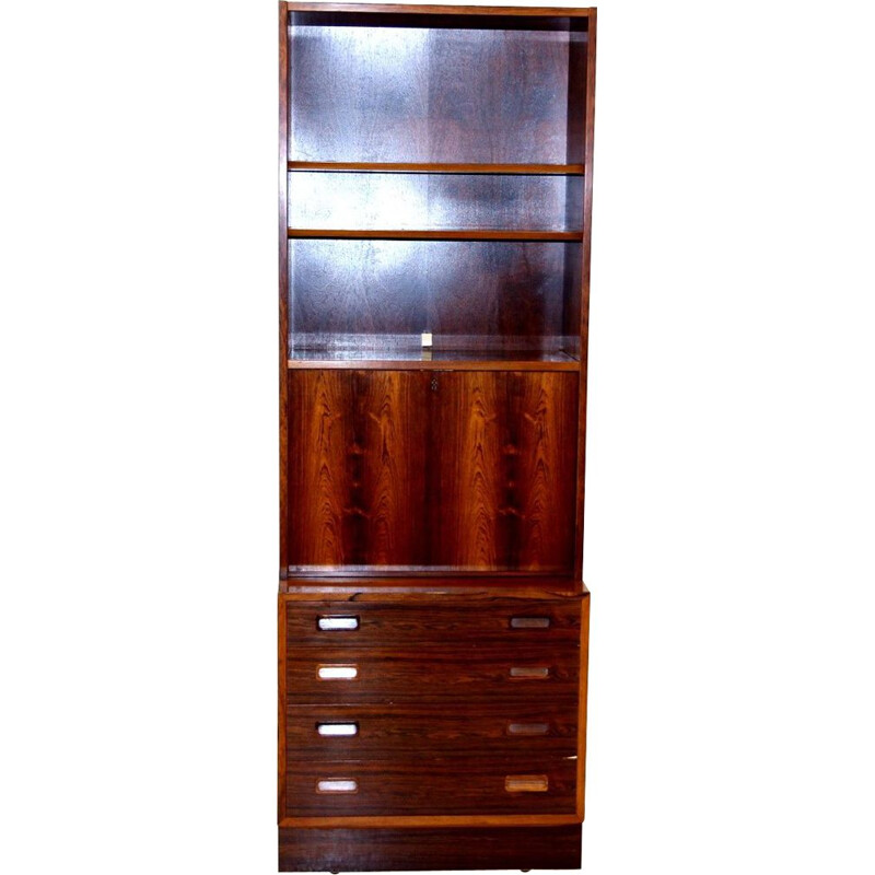 Vintage rosewood secretary by Poul Hundevad, Sweden 1960