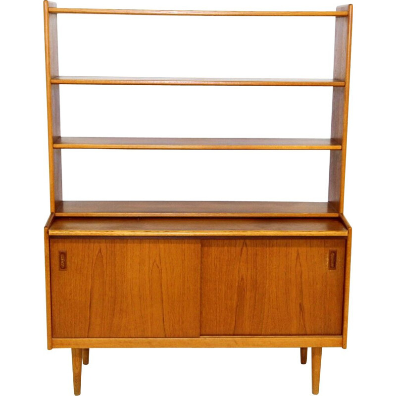 Scandinavian vintage teak bookcase, Sweden 1960s