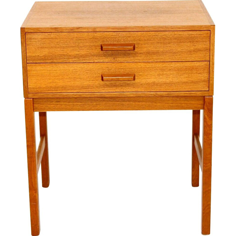 Vintage teak bedside table, Sweden 1960