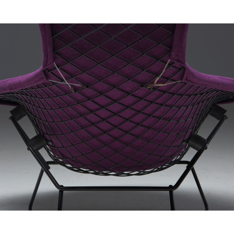 Vintage Sessel und Ottoman "The Bird Chair" von Harry Bertoia für Knoll Int., 1950