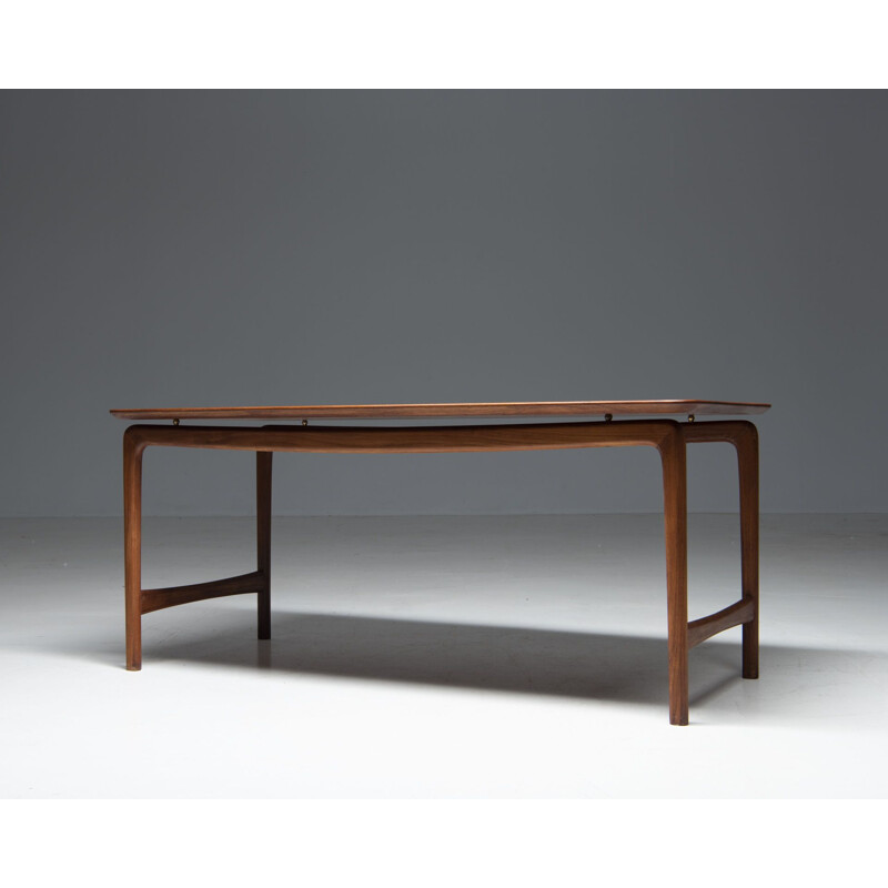 Vintage teak coffee table by Peter Hvidt & Orla Molgaard Nielsen for France and Daverkosen, Denmark 1950