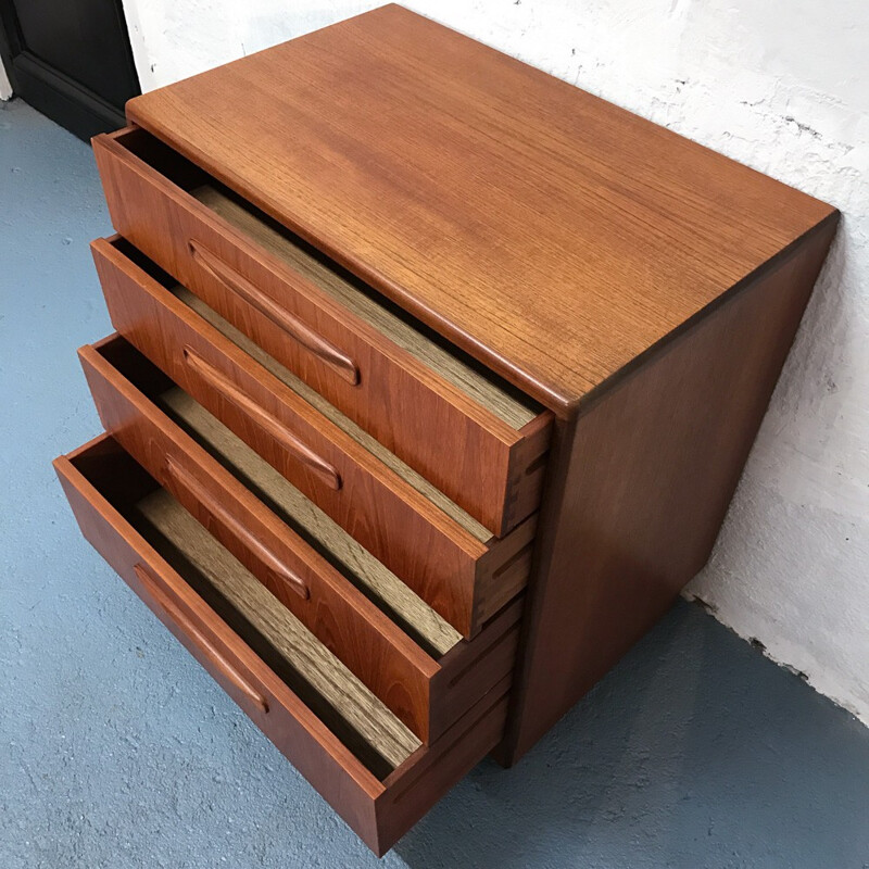 Mid century Scandinavian G-Plan chest of drawers - 1960s