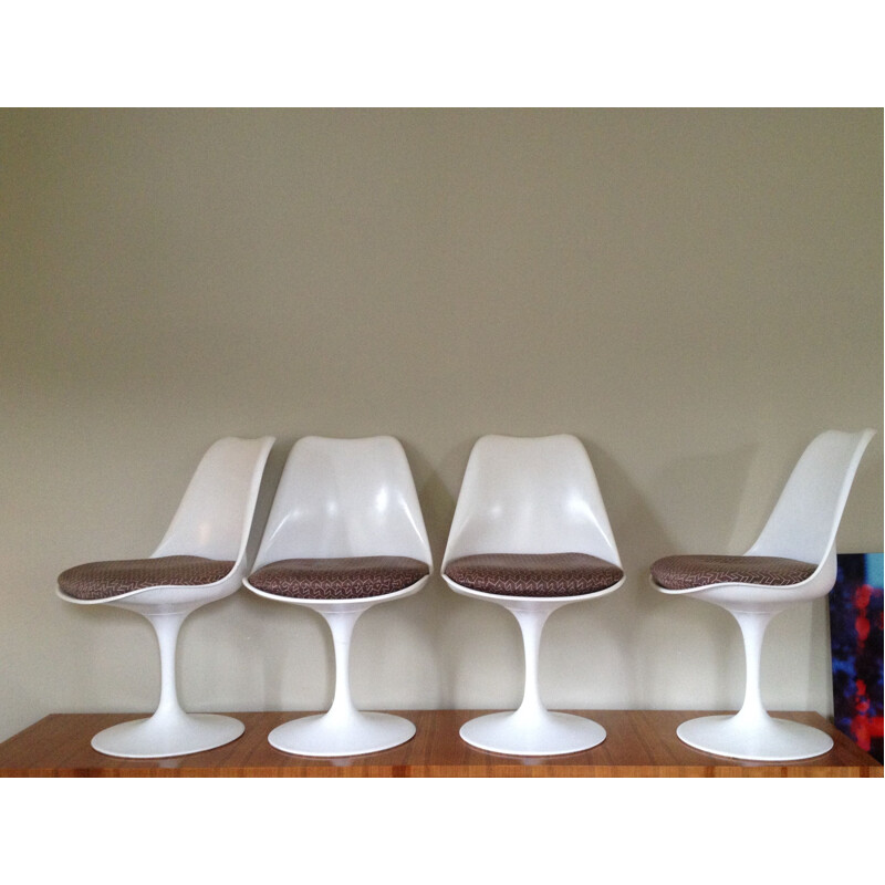 Conjunto de 4 cadeiras Tulipas vintage da Eero Saarinen para a Knoll