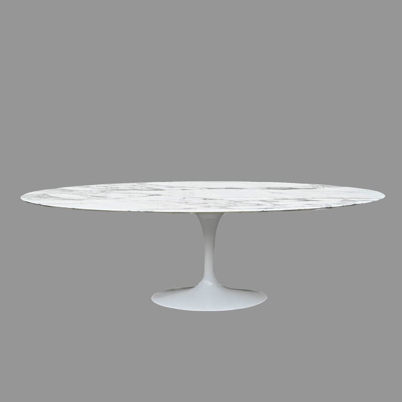 Vintage table in Arabesacto marble by Oval Saarinen for Knoll International, 2018