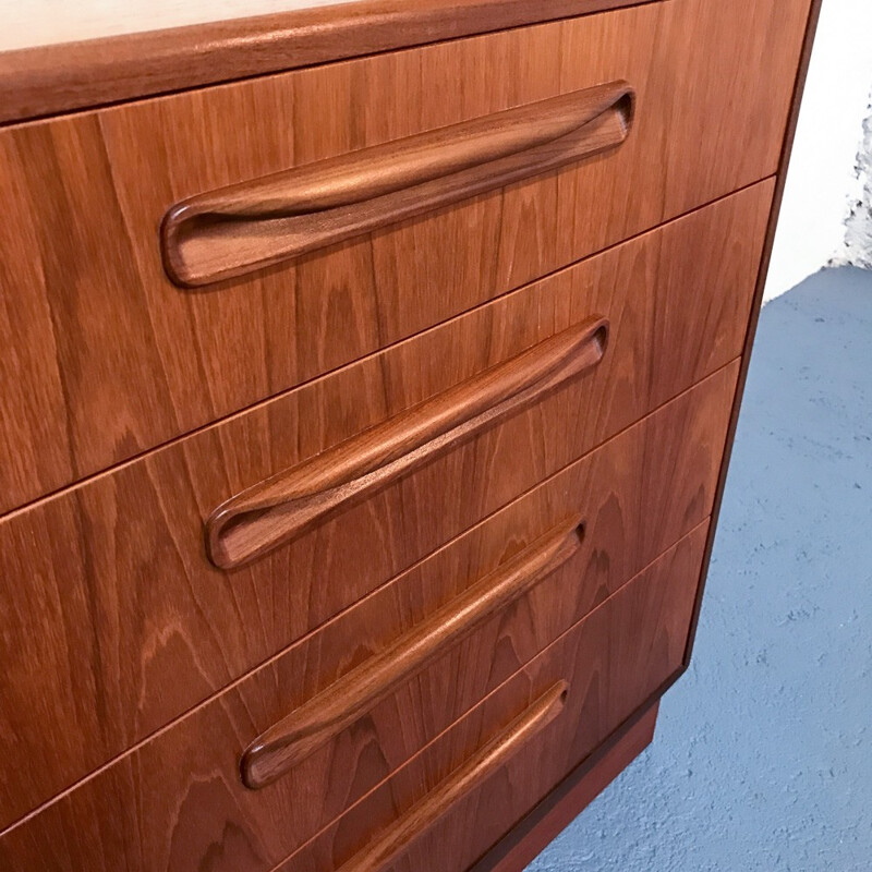 Mid century Scandinavian G-Plan chest of drawers - 1960s