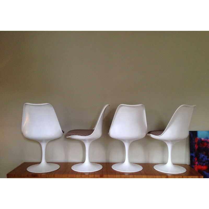 Conjunto de 4 cadeiras Tulipas vintage da Eero Saarinen para a Knoll