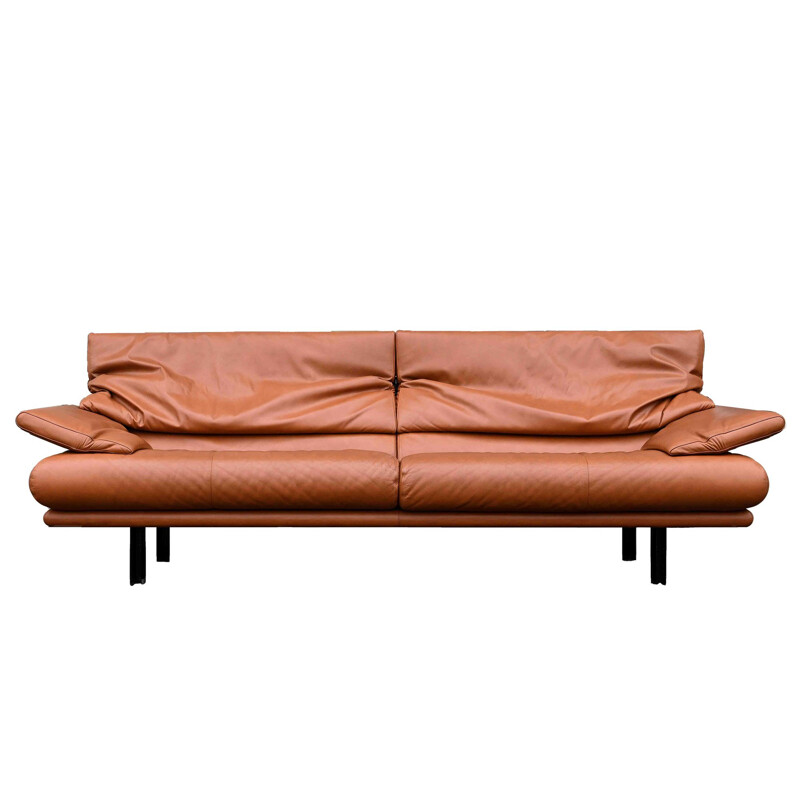 Vintage sofa Alanda with adjustable arm and headrests by Paolo Piva, 1970s