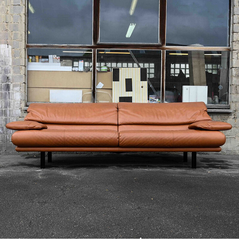 Vintage sofa Alanda with adjustable arm and headrests by Paolo Piva, 1970s