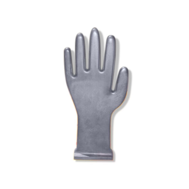 Vintage ebonized glove mold, 1940s