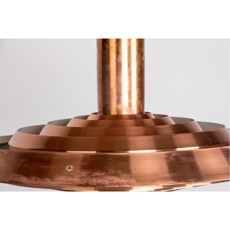 Vintage Danish "Langelinie" copper pendant lamp by Poul Henningsen for Louis Poulsen, 1960s