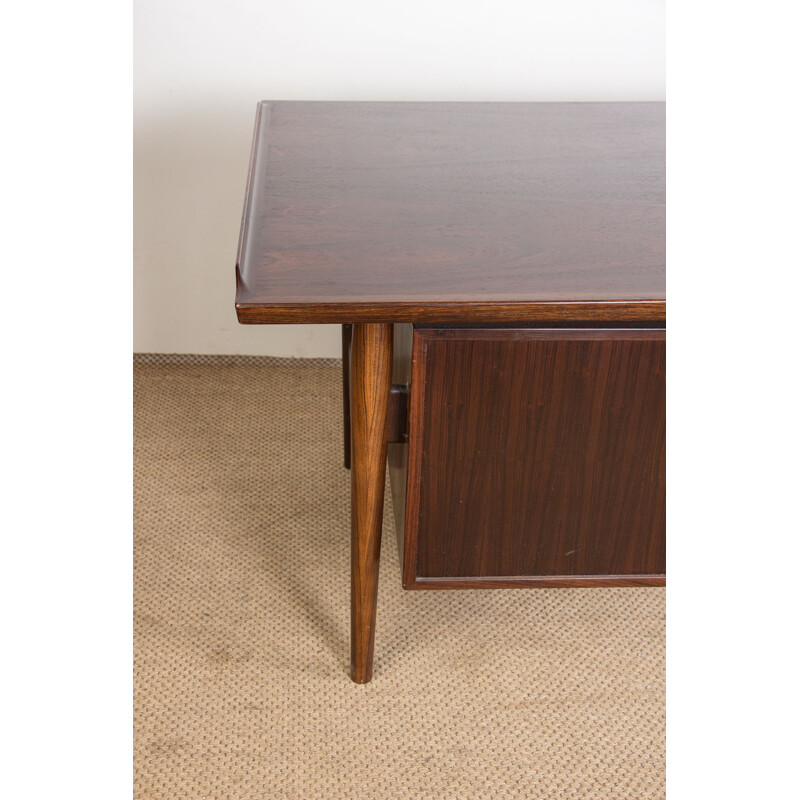 Vintage Danish Rio rosewood desk by Arne Vodder for Sibast, 1960s