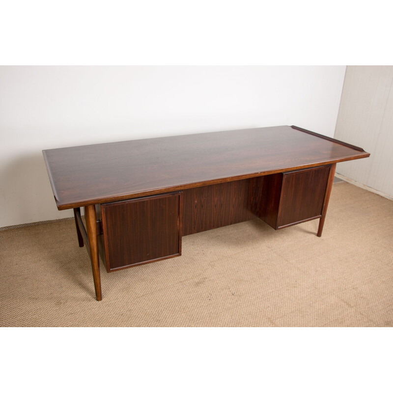 Vintage Danish Rio rosewood desk by Arne Vodder for Sibast, 1960s