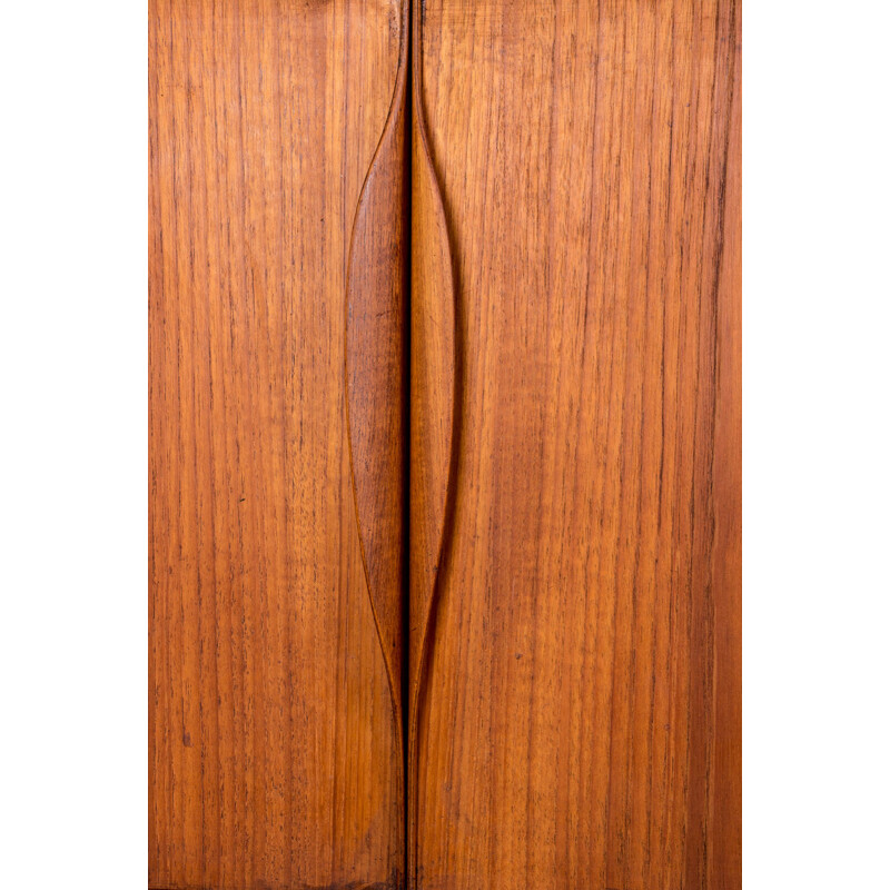 Vintage Scandinavian teak sideboard by Henry Walter Klein for Bramin, Denmark 1960s