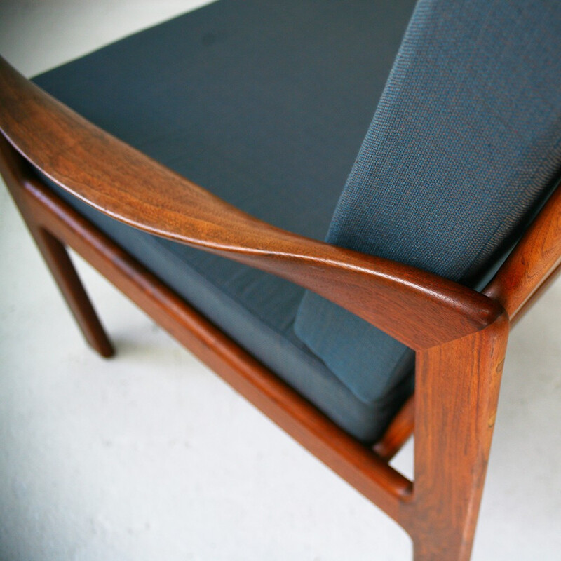 Niels Eilersen mid-century easy chair, Illum WIKKELSO - 1960s