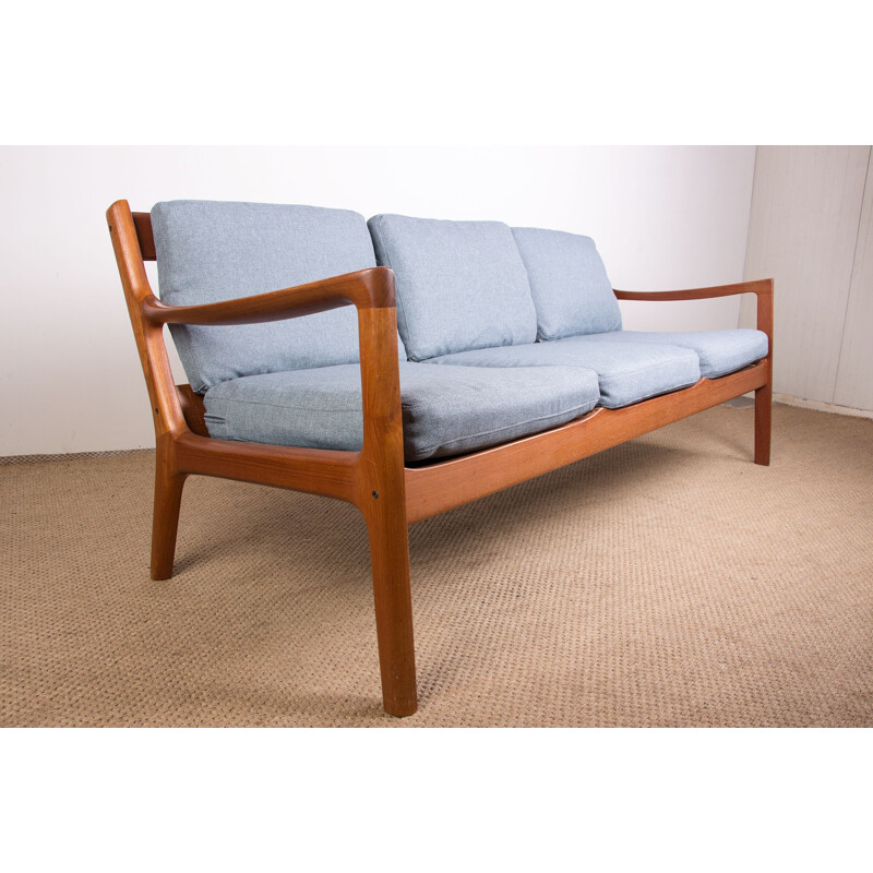 Vintage "Senator" teak 3 seater sofa by Ole Wanscher for France & Son, Denmark 1960s