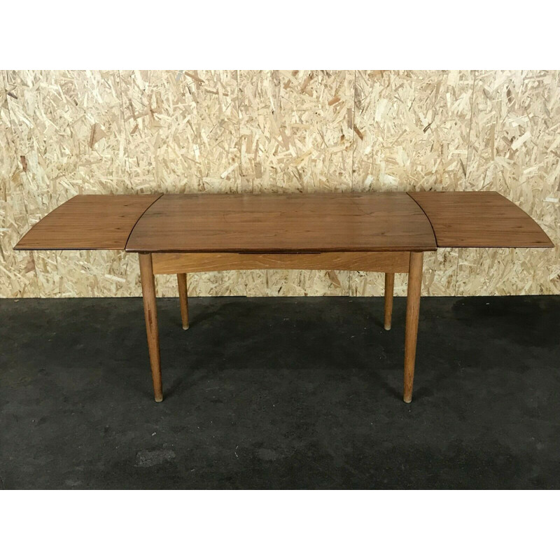 Vintage teak en eiken tafel, Denemarken 1960-1970