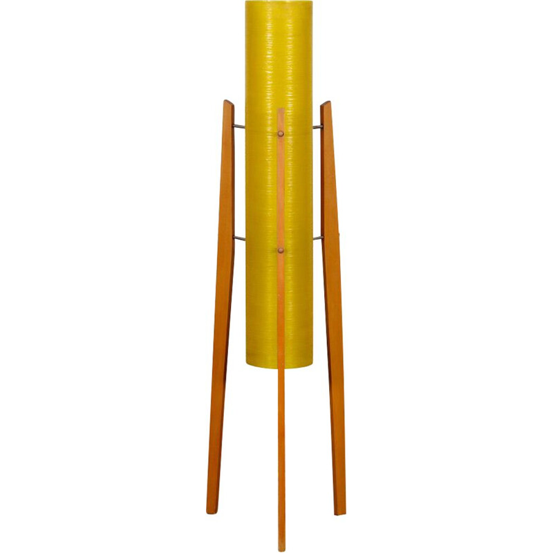 Vintage fiberglass floor lamp by Novoplast, Czech Republic 1970s