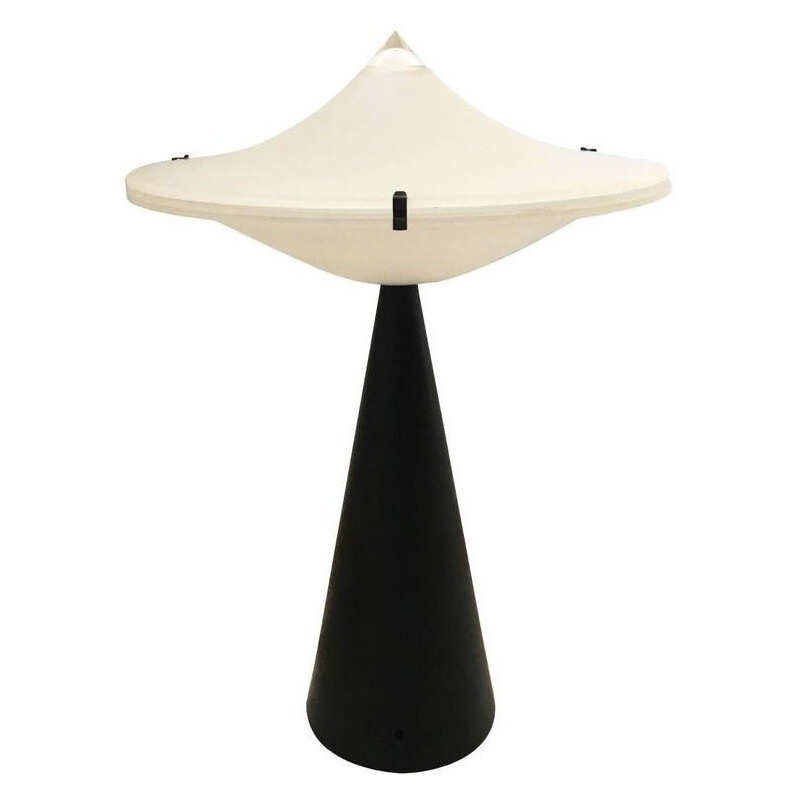 Lampe de table "Alien" Cesaro L. en verre et métal - 1970