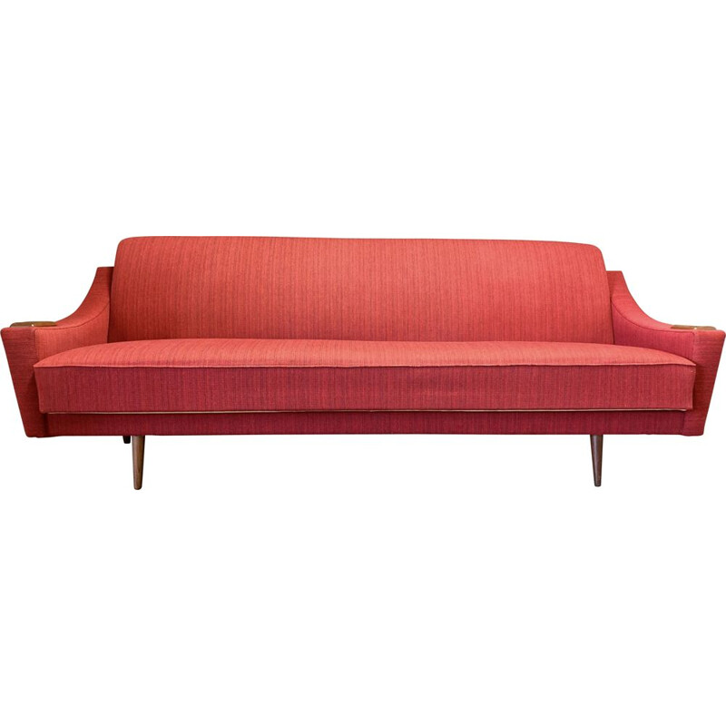 Scandinavian vintage sofa in wool and silk, 1950