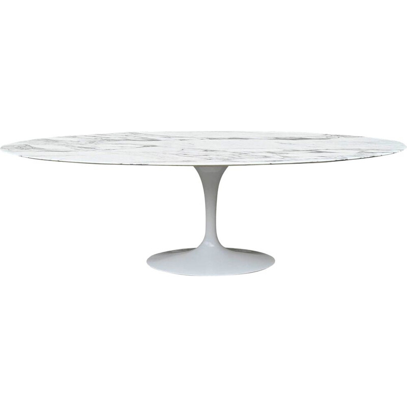 Vintage table in Arabesacto marble by Oval Saarinen for Knoll International, 2018
