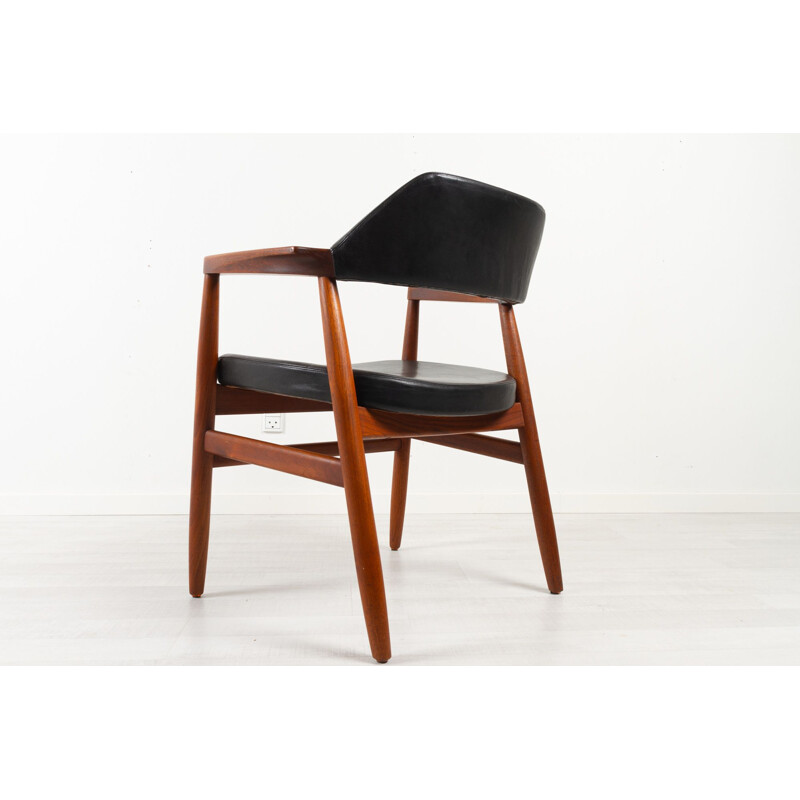 Vintage teak chair by Tove and Edvard Kindt-Larsen for Gustav Bertelsen, 1950.