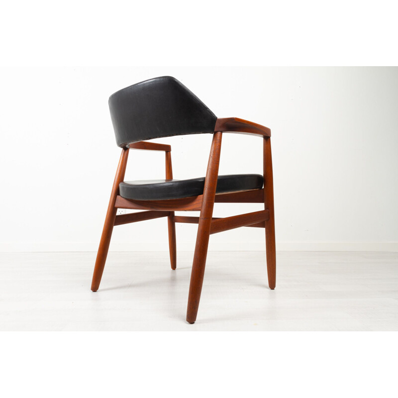 Vintage teakhouten fauteuil van Tove en Edvard Kindt-Larsen voor Gustav Bertelsen, 1950.