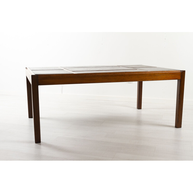 Table basse vintage en ardoise par Svend Langkilde, Danemark 1970