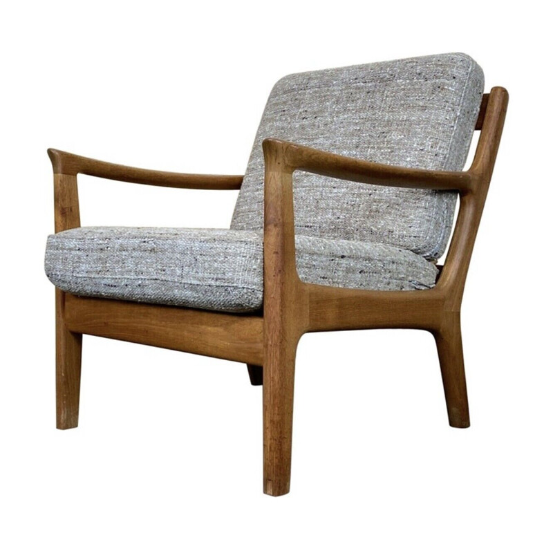 Fauteuil vintage en teck par Juul Kristensen, Danemark 1960