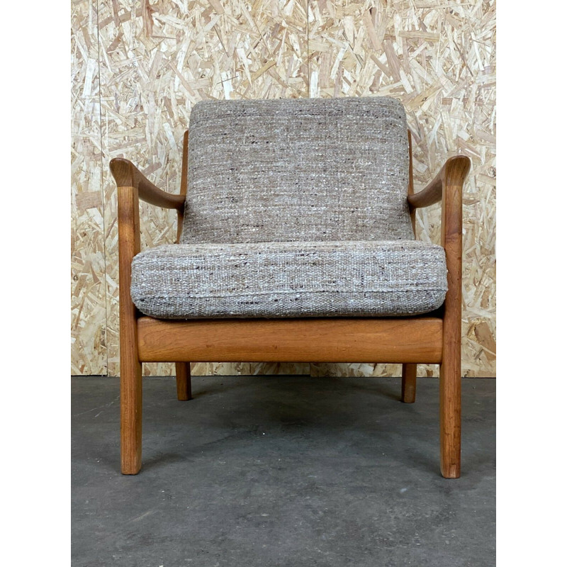 Poltrona vintage in teak di Juul Kristensen, Danimarca 1960