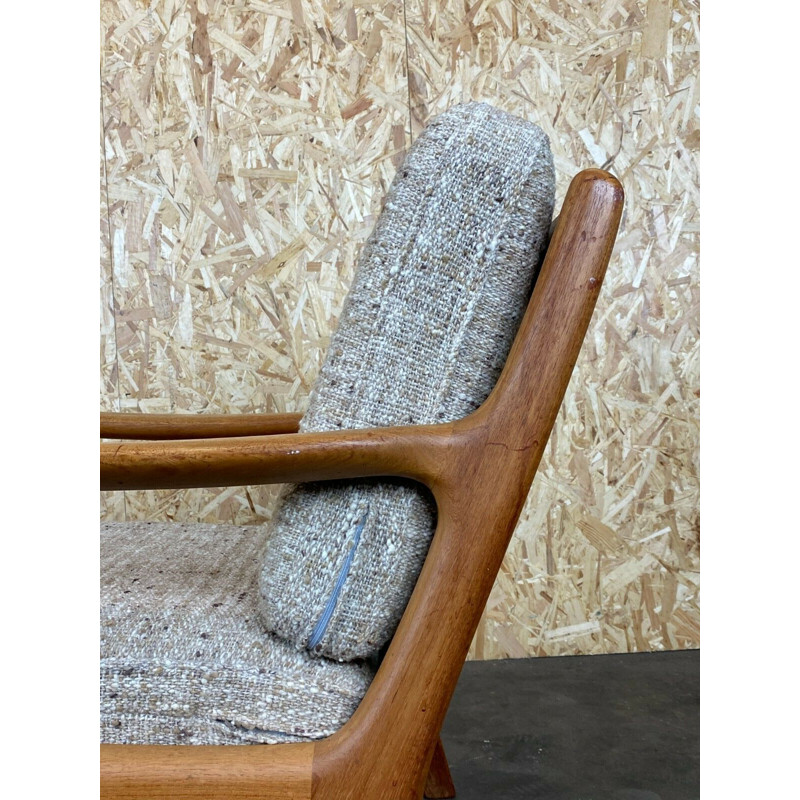 Vintage teak armchair by Juul Kristensen, Denmark 1960s