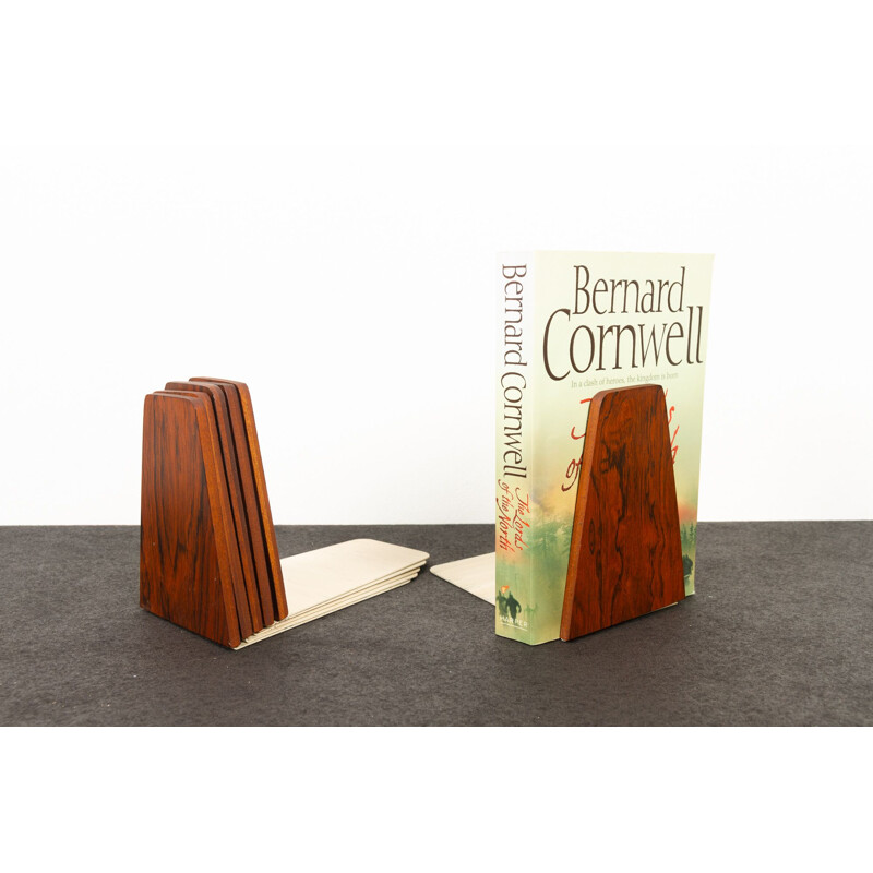 Set of 6 mid-century bookends by Kai Kristiansen for Feldballes Møbelfabrik, 1960s