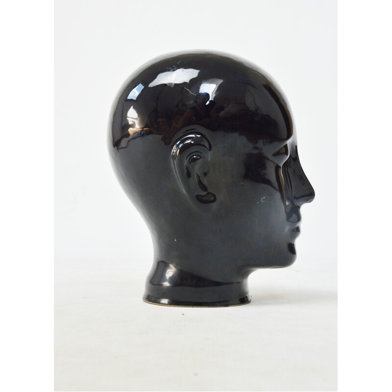 Vintage ceramic head, 1970s