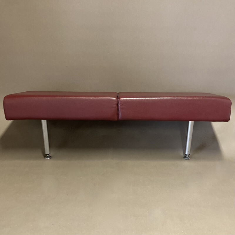 Vintage-Hängesofa aus Leder und Metall