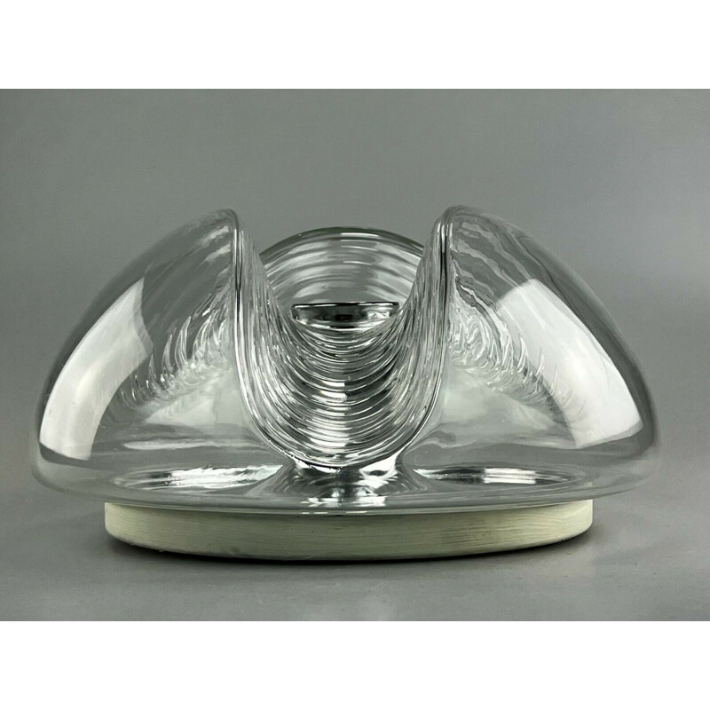 Vintage "Wave" wall lamp by Koch & Lowy for Peill & Putzler, 1960-1970s