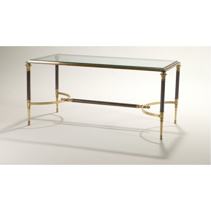 Maison Charles bronze coffee table - 1970s