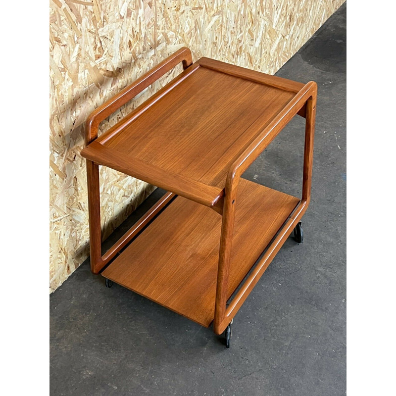 Vintage teak serving trolley by Sika Møbler, Denmark 1960s