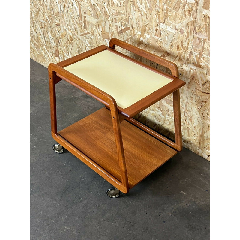 Vintage teak serving trolley by Sika Møbler, Denmark 1960s