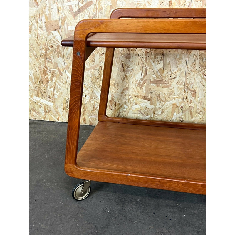 Vintage teak serving trolley by Sika Møbler, Denmark 1960s